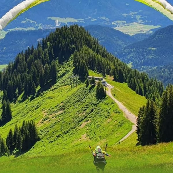 gleitschirmfliegen hörnerbahn